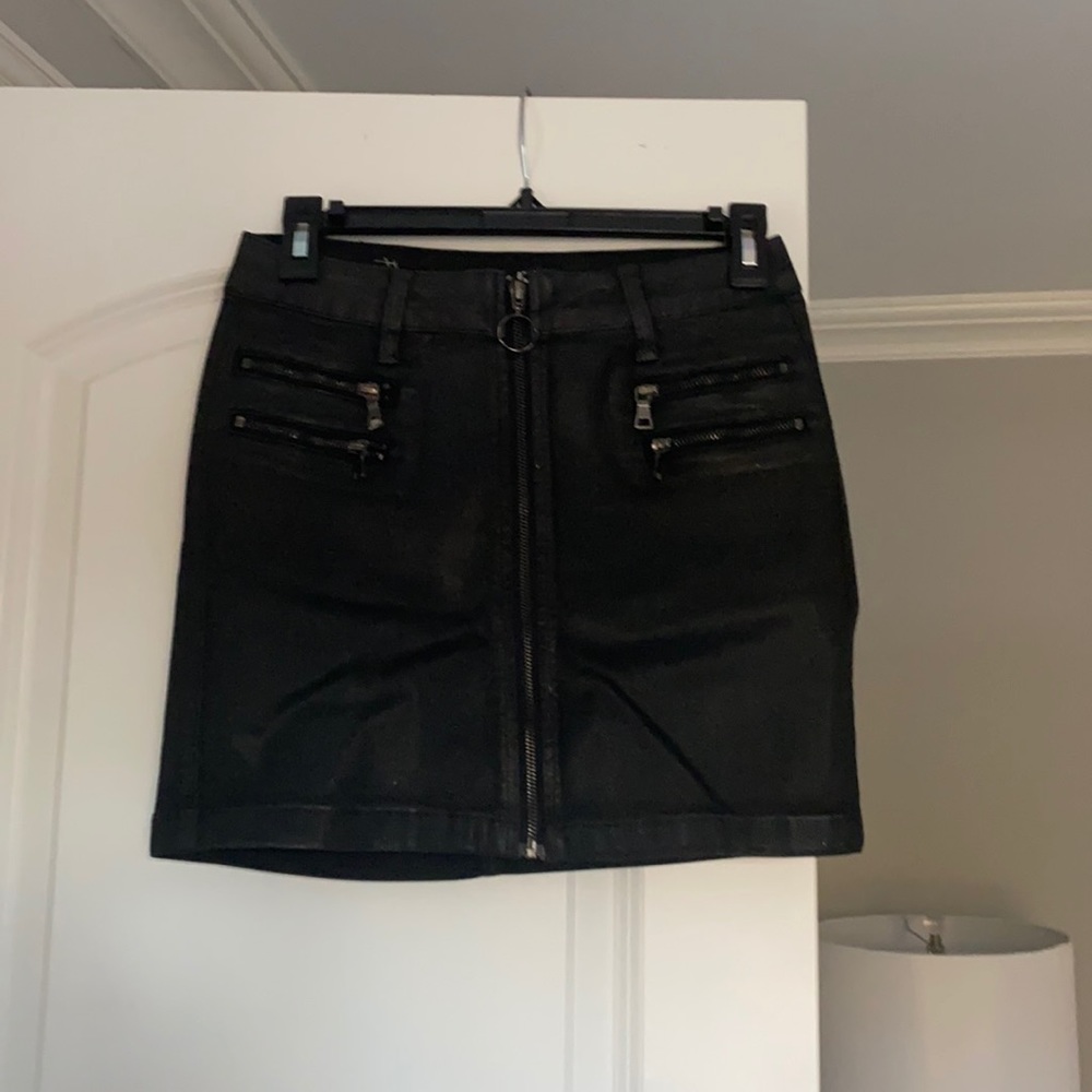 Black shimmery 8th of LA skirt